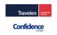 Logo da Travelex e Confidence